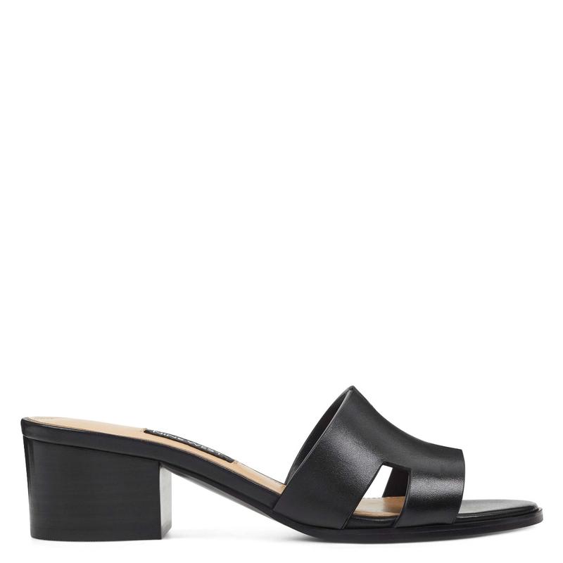 Aubrey Open Toe Slide Sandals - Nine West Clearance - Click Image to Close