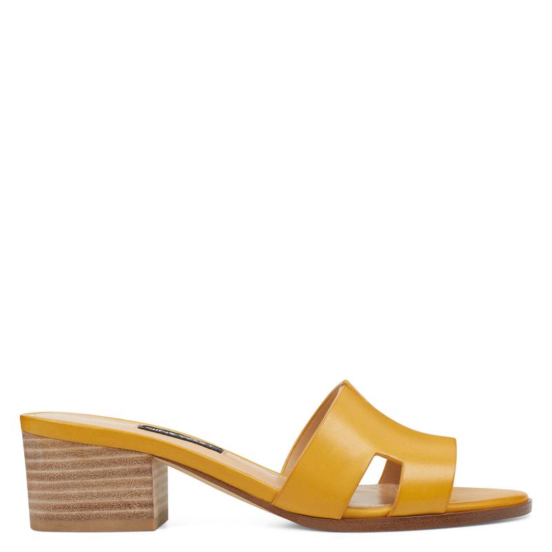 Aubrey Open Toe Slide Sandals - Nine West Clearance - Click Image to Close