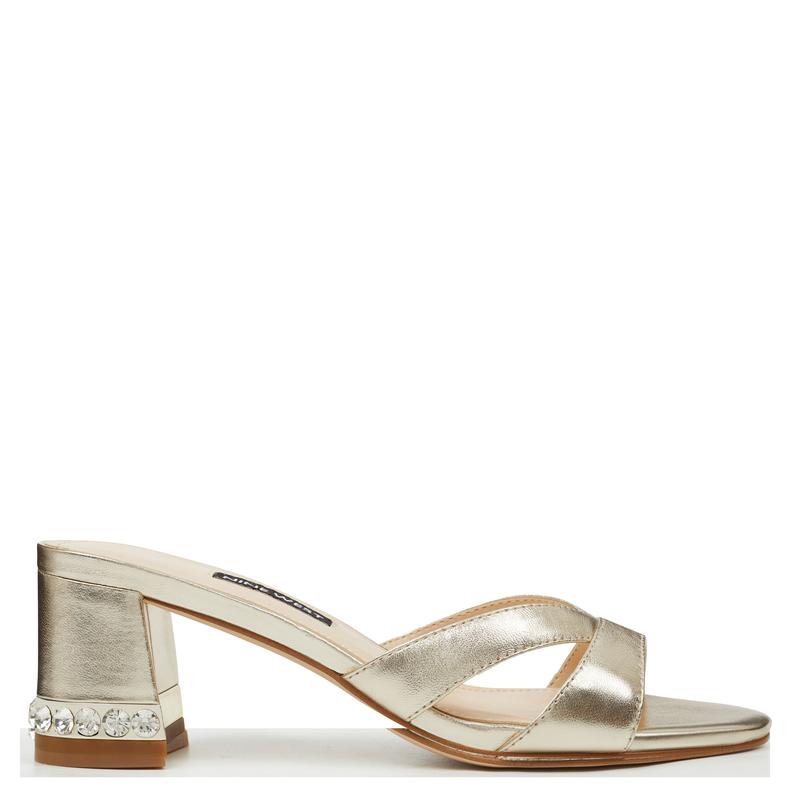 Hannah Slide Sandals - Nine West Clearance - Click Image to Close