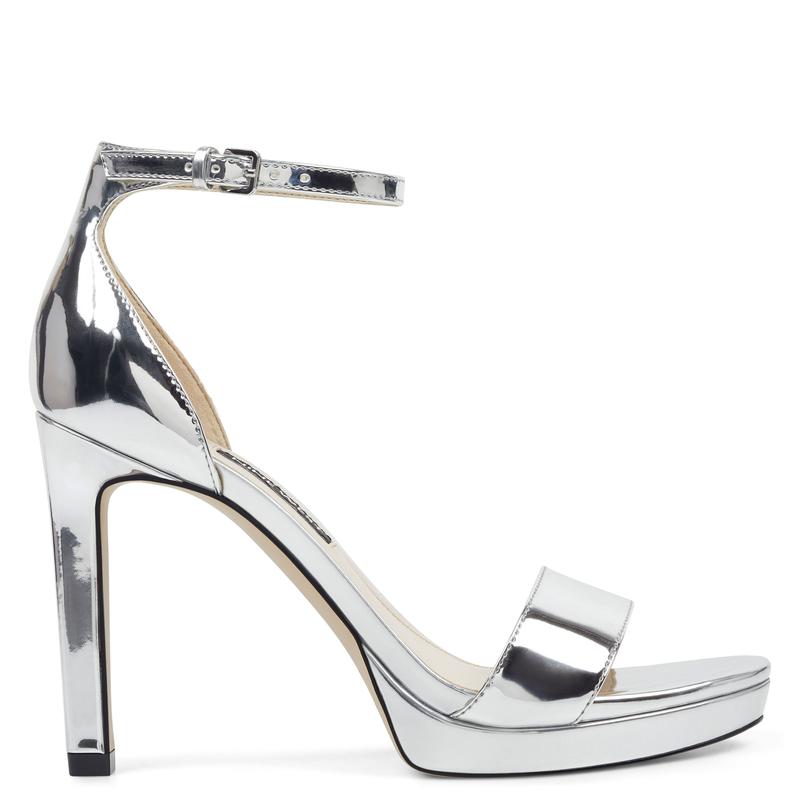 Edyn Ankle Strap Sandals - Nine West Clearance - Click Image to Close