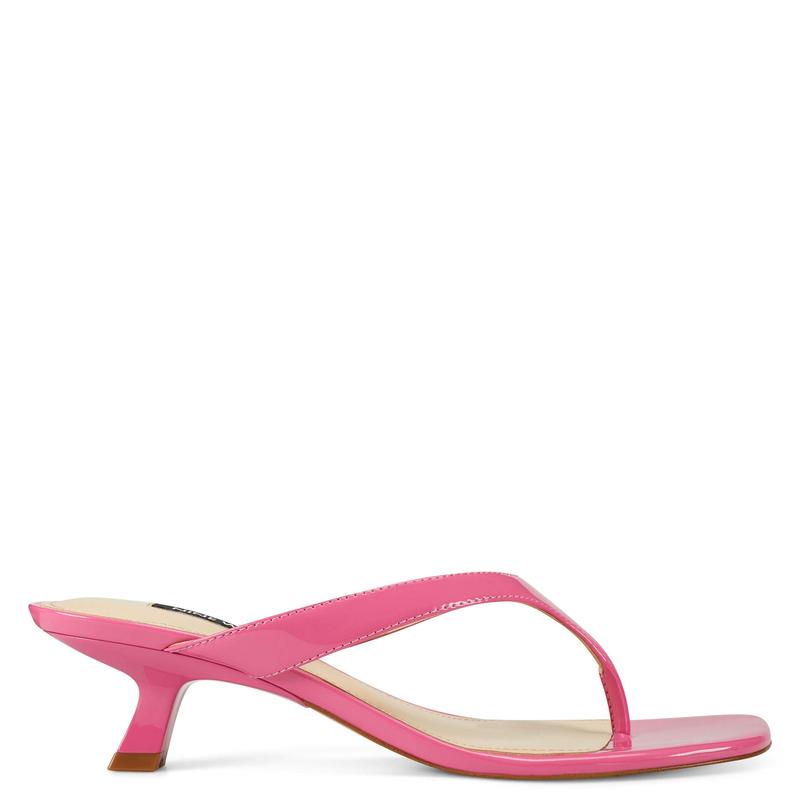 Manold Heeled Thong Sandals - Nine West Clearance