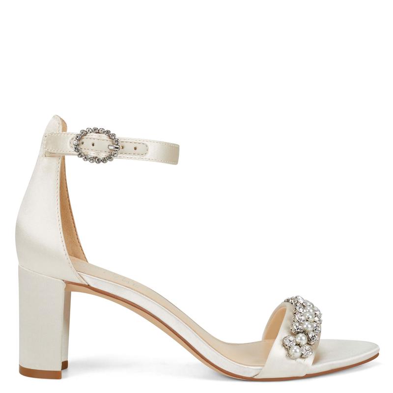Passion Heeled Ankle Strap Sandals - Nine West Clearance
