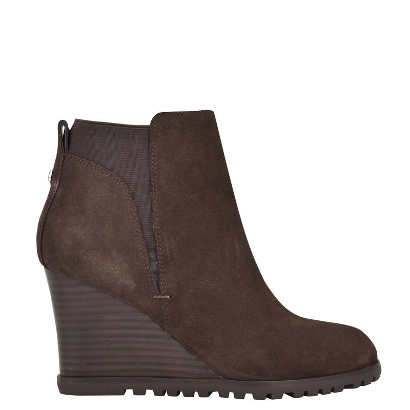 Curtis Wedge Booties - Nine West Clearance - Click Image to Close