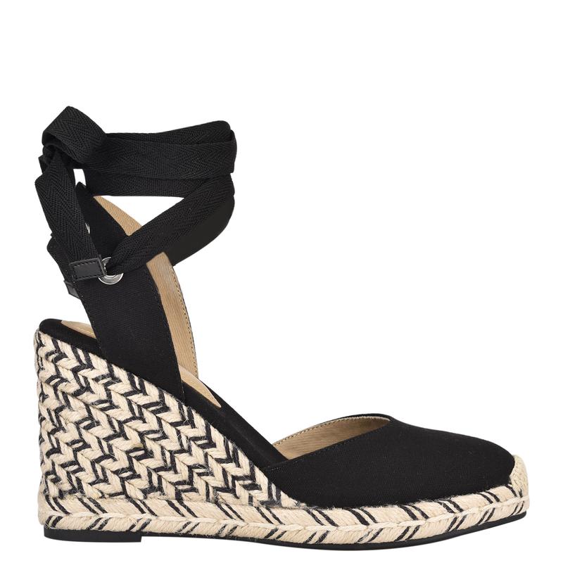 Friend Ankle Wrap Espadrille Wedge Sandals - Nine West Clearance