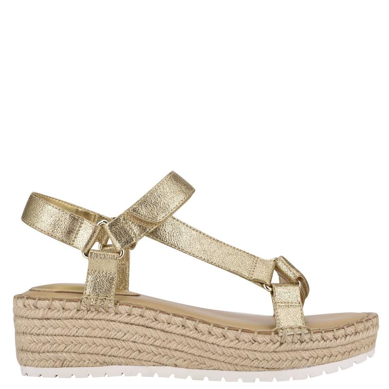 Glampin Espadrille Wedge Sandals - Nine West Clearance - Click Image to Close