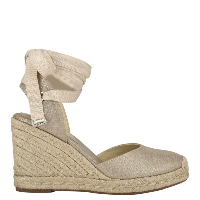 Friend Ankle Wrap Espadrille Wedge Sandals - Nine West Clearance