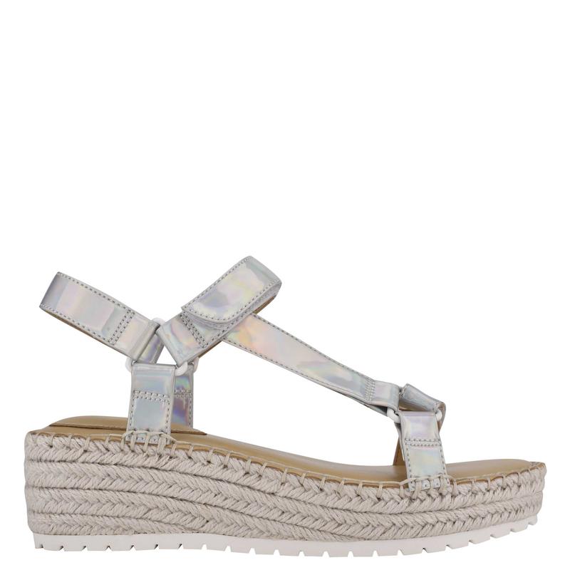 Glampin Espadrille Wedge Sandals - Nine West Clearance - Click Image to Close