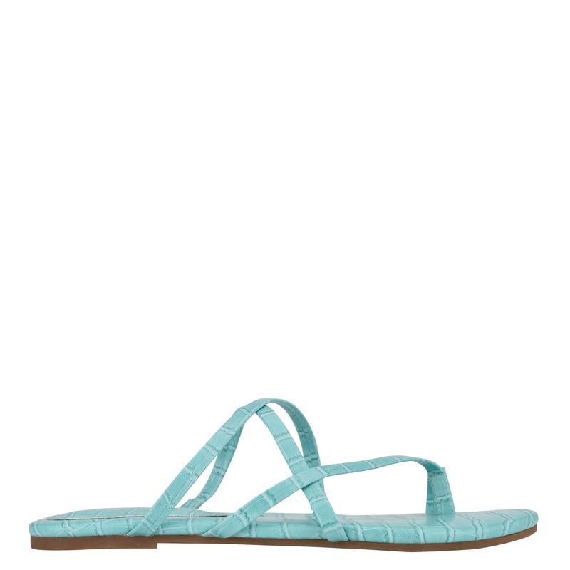 Brice Flat Toe Ring Slide Sandals - Nine West Clearance - Click Image to Close