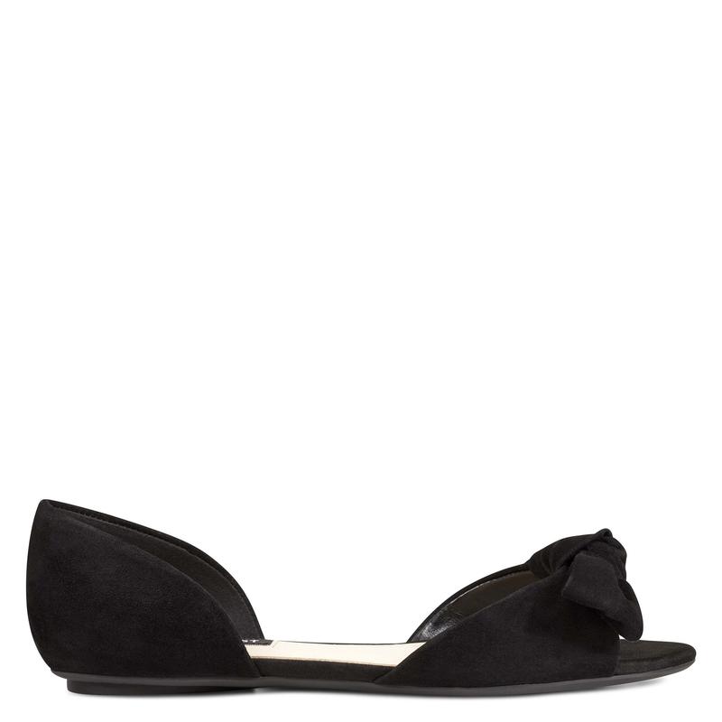 Bonnie Bow Front D'Orsay Flats - Nine West Clearance - Click Image to Close