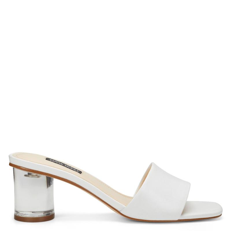 Fab Open Toe Slide Sandals - Nine West Clearance - Click Image to Close