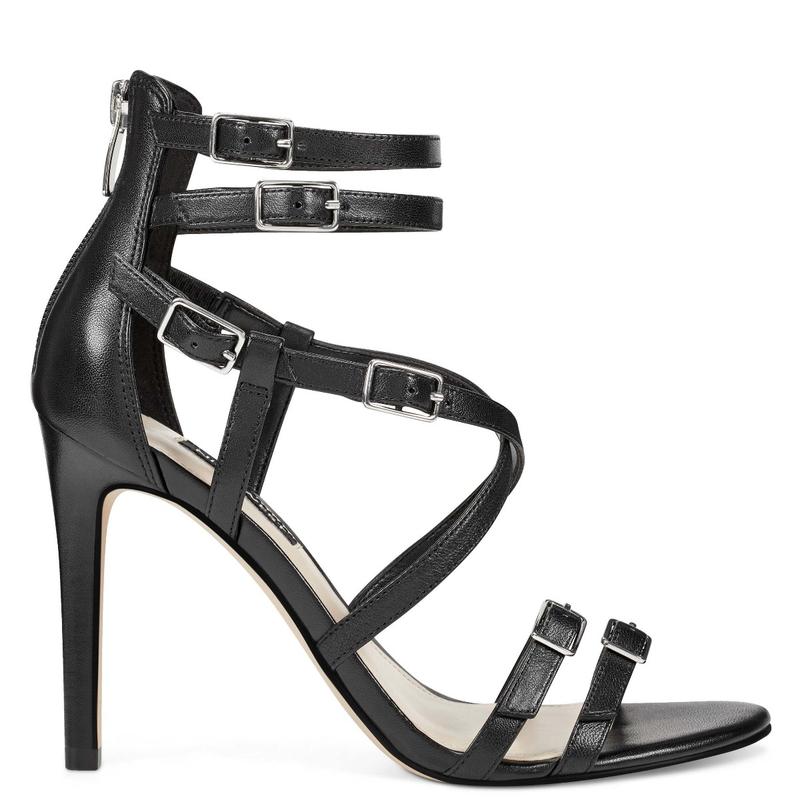 Imani Strappy Dress Sandals - Nine West Clearance - Click Image to Close
